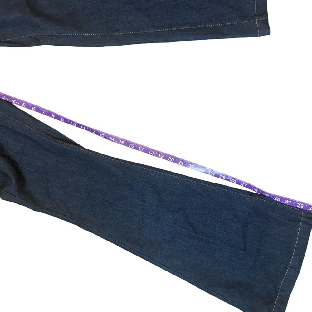 Cache Wide Leg Bell Button Low Rise Denim Jean Size 2 - Picture 14 of 16